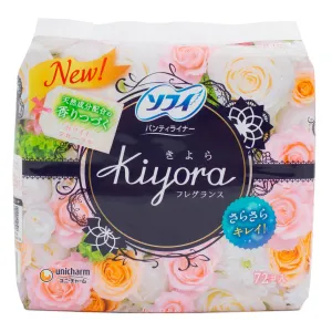 Podpaski higieniczne codzienne Sofy Kiyora Happy Floral, 72 szt.