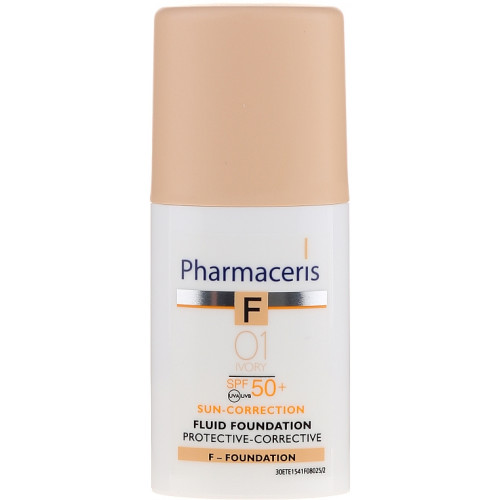 Pharmaceris F Fluid Podkład Ochronno-Korygujący SPF 50+