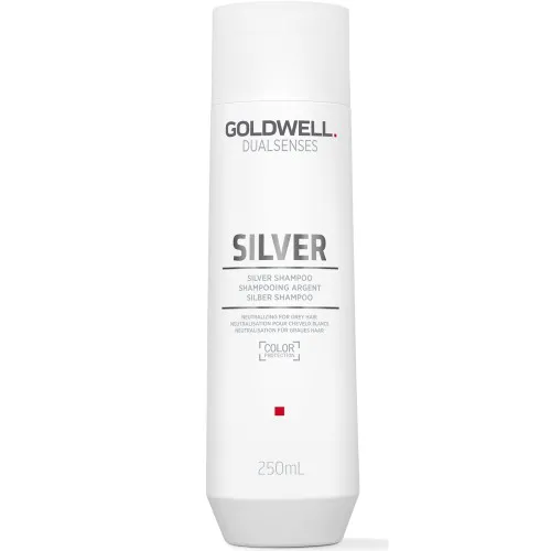 Коригуючий шампунь для сивого та світлого волосся GOLDWELL DLS Silver Shampoo 250ml