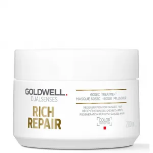 Odbudowująca maska do włosów GOLDWELL DLS Rich Repair 60sec Treatment 200ml