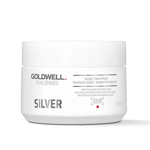 GOLDWELL DLS Silver 60sec Treatment 200ml Mask for Blonde and Gray Hair