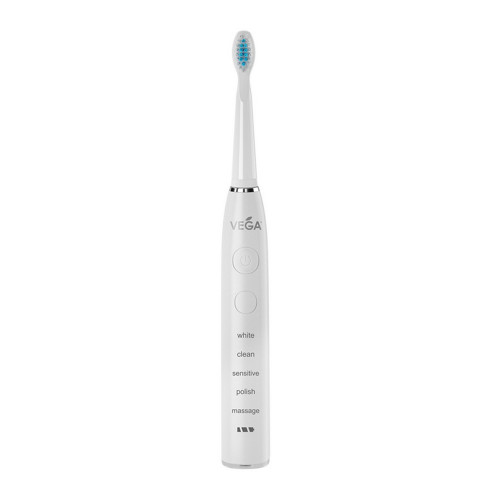 Electric sonic toothbrush with 5 cleaning modes, white, 1 pc