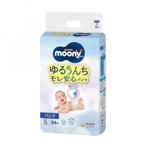 Трусики-підгузки Moony Diapers розмір S, 4-8 кг, 54 шт