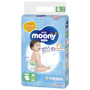 Pieluchy Moony Tape M (6-11 kg), 56 szt