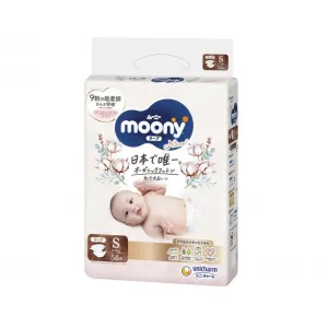 Pieluszki dla dzieci Moony Natural rozmiar S, 4-8 kg