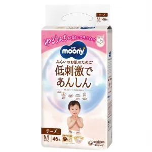 Дитячі підгузки Moony Natural розмір M, 6-11 кг