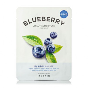 Facial tissue mask with blueberry, 21 g