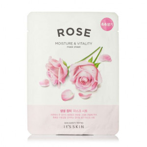 fabric face mask with rose extract, 19 ml