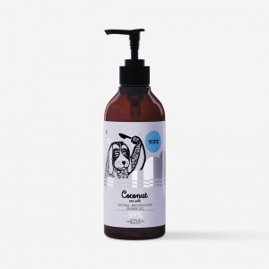 Shower gel with coconut and sea salt