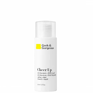Peeling do skóry mieszanej i problematycznej Geek & Gorgeous Cheer Up 6% Mandelic + BHA, 30 ml