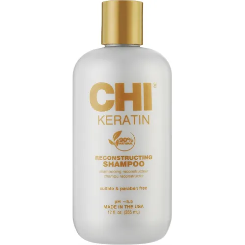 Odbudowujący szampon keratynowy CHI Keratin Shampoo, 355 ml