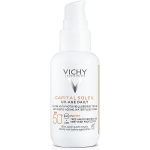 Anti-photoaging Face Weightless Sunscreen Fluid with a Universal Tinting Pigment, SPF 50+