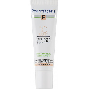 Pharmaceris F Mineralny Matujący Fluid Dermo-Podkład SPF 30, 30ml