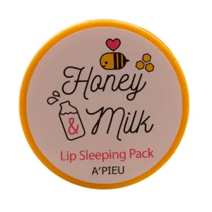 Night lip mask with honey and milk Apieu, 6.7 gr