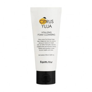 Face cleansing foam with yuzu extract, 100 ml