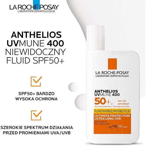 Lightweight, Fragrance-Free Sunscreen, high UVB/UVA protection SPF50+