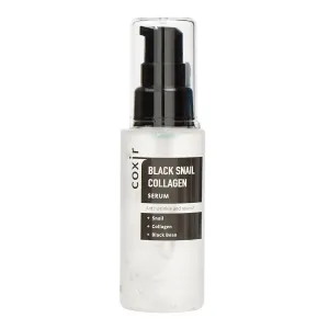 Serum do twarzy przeciwstarzeniowe ze śluzem ślimaka i kolagenem Coxir Black Snail Collagen, 50 ml