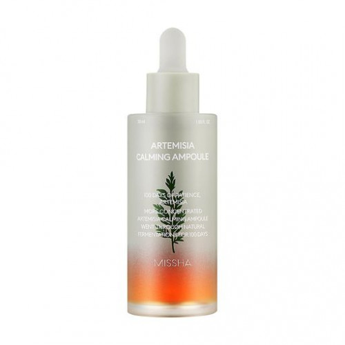 Soothing ampoule facial serum with mugwort, 50 ml