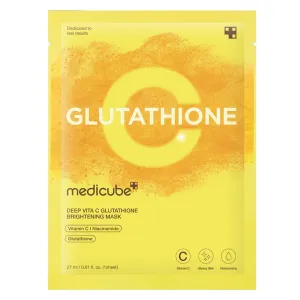 Maska materiałowa z witaminą C i glutationem MEDICUBE Deep Vita C Glutathione Mask 27ml