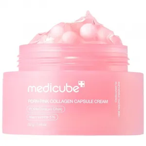 Capsule cream with collagen and polynucleotides MEDICUBE PDRN Pink Collagen Capsule Cream, 55ml