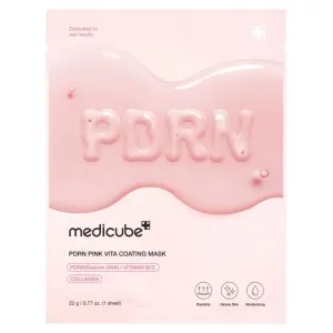 Nawilżająca maska w płachcie MEDICUBE PDRN Pink Vita Coating Mask, 1 szt.