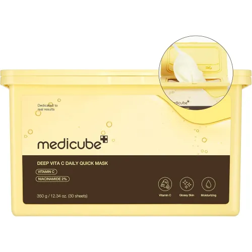 Щоденні маски для швидкого відновлення MEDICUBE Deep Vita C Daily Quick Mask, 30шт