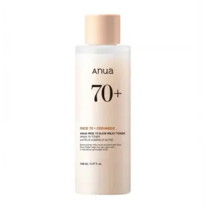 Moisturizing Rice Facial Toner Anua Rice 70 Glow Milky Toner, 150ml