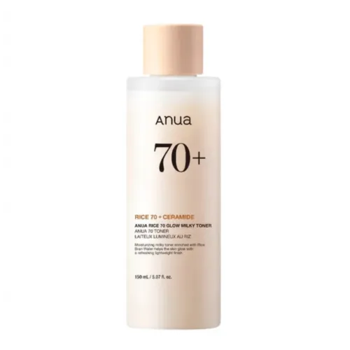 Nawilżający ryżowy tonik do twarzy Anua Rice 70 Glow Milky Toner, 150ml