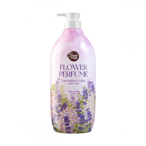 Shower gel with the scent of lavender and lilac