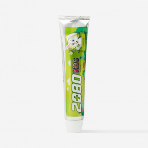 Apple-flavored children's toothpaste 2+, 80 gr