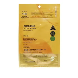 Rozjaśniająca hydrożelowa maska do twarzy VT COSMETICS Vita-Light Reedle Shot 100 2Step Hydrogel Mask 1.5g+33g