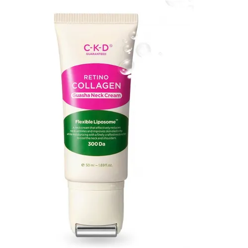 Роликовий крем для шиї з колагеном і ретинолом CKD Retino Collagen Small Molecule 300 Guasha Neck Cream, 50мл