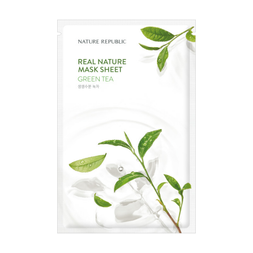 Face sheet mask with green tea extract