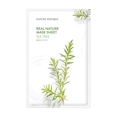 Face sheet mask with tea tree extract