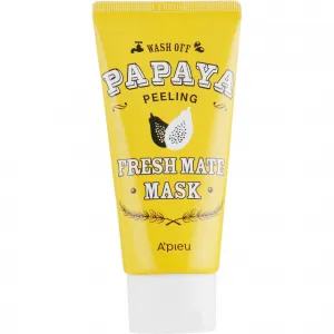 Cleansing face peel-off mask with papaya extract A'Pieu Fresh Mate Papaya Mask, 50 ml