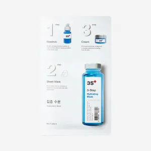 3-etapowa nawilżająca maska do twarzy MISSHA 3-Step Hydrating Mask, 15 gr, 22 gr, 1,5 gr
