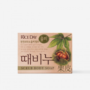 Body scrub soap with chestnut extract, 100 gr
