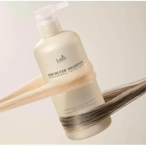 Шампунь для нейтралізації жовтого пігменту волосся Lador Ash Silver Shampoo 300мл