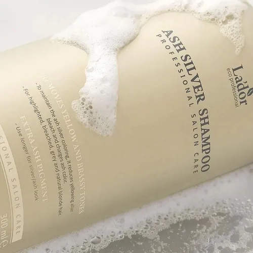Shampoo for neutralizing yellow pigment in hair Lador Ash Silver Shampoo 300ml