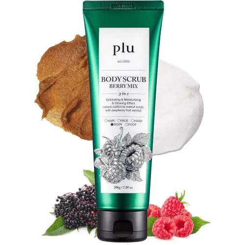Скраб для тіла з ягідним ароматом PLU Body Scrub Berry Mix, 200г