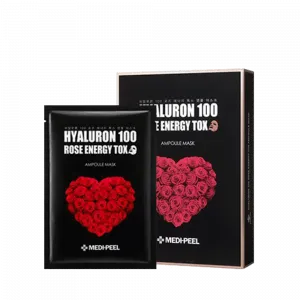 Maseczka z tkaniny z różą MediPeel Hyaluron Rose Energy, 25 ml