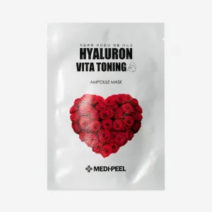 Orzeźwiająca maseczka z tkaniny do twarzy Medi-Peel Hyaluron 100 Vita Toning