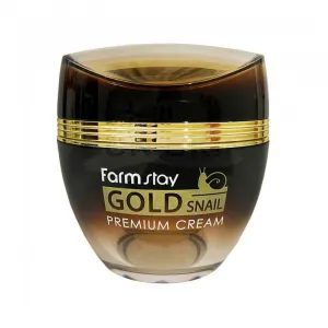 Krem ze złotem i mucyną ślimaka FarmStay Gold Snail, 50 ml