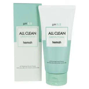 Cleansing Foam with Centella Asiatica Extract HEIMISH All Clean Green Foam PH 5.5, 150 ml