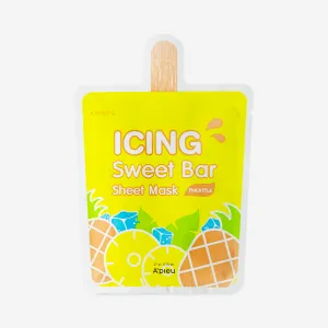Fabric face mask A'pieu icing sweet bar with pineapple extract 21 gr