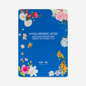 Fabric mask with hyaluronic acid