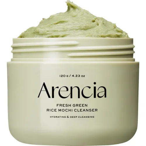 Cleansing Paste with Green Tea - Arencia Fresh Green Rice Mochi Cleanser, 120g