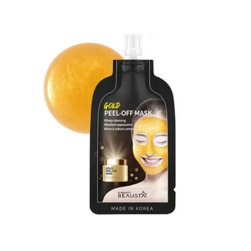 Оновлююча маска для обличчя BEAUSTA Gold Peel, 10шт х 20мл