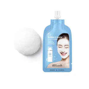 Maska tlenowa do twarzy BEAUSTA O2 Bubble Mask, 10 sztuk x 20 ml