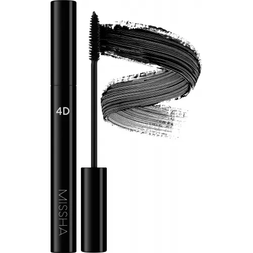 Tusz do rzęs wydłużający i nadający objętość MISSHA The Style 4D Mascara, 7 ml